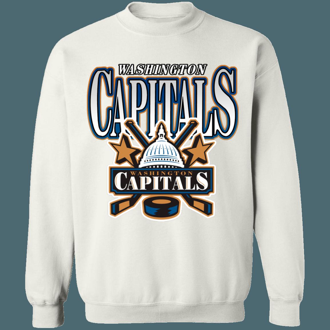 Washington Capitals CAPITOL Retro NHL Sweatshirt Hoodie TShirt - Ideal For NHL Lovers