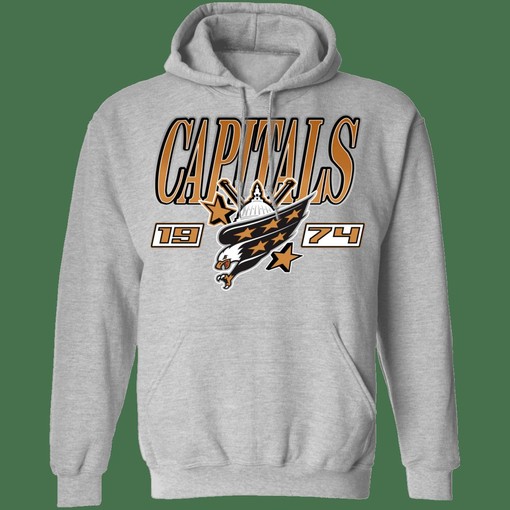 Washington Capitals EAGLE Retro NHL Hoodie Sweatshirt Sport Shirt - A Must-Have For Hockey Fans - Image 2