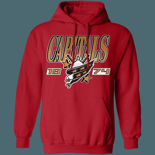 Washington Capitals EAGLE Retro NHL Hoodie Sweatshirt Sport Shirt - A Must-Have For Hockey Fans - Image 4