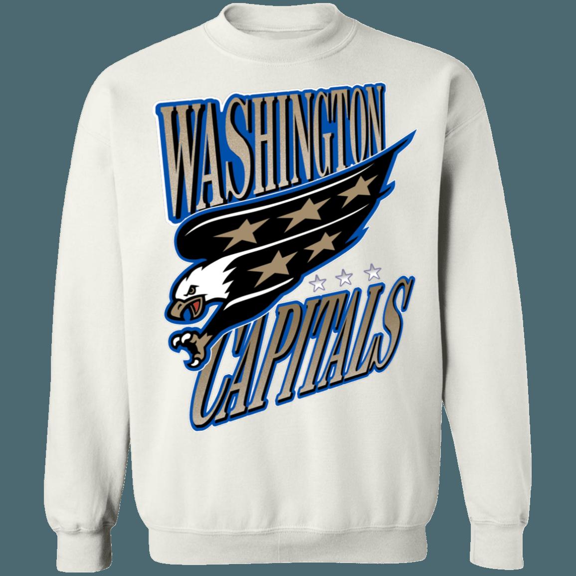Washington Capitals EAGLE Retro NHL Sweatshirt Hoodie TShirt - Ideal For NHL Lovers
