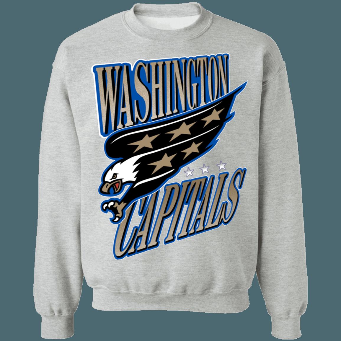 Washington Capitals EAGLE Retro NHL Sweatshirt Hoodie TShirt - Ideal For NHL Lovers - Image 2