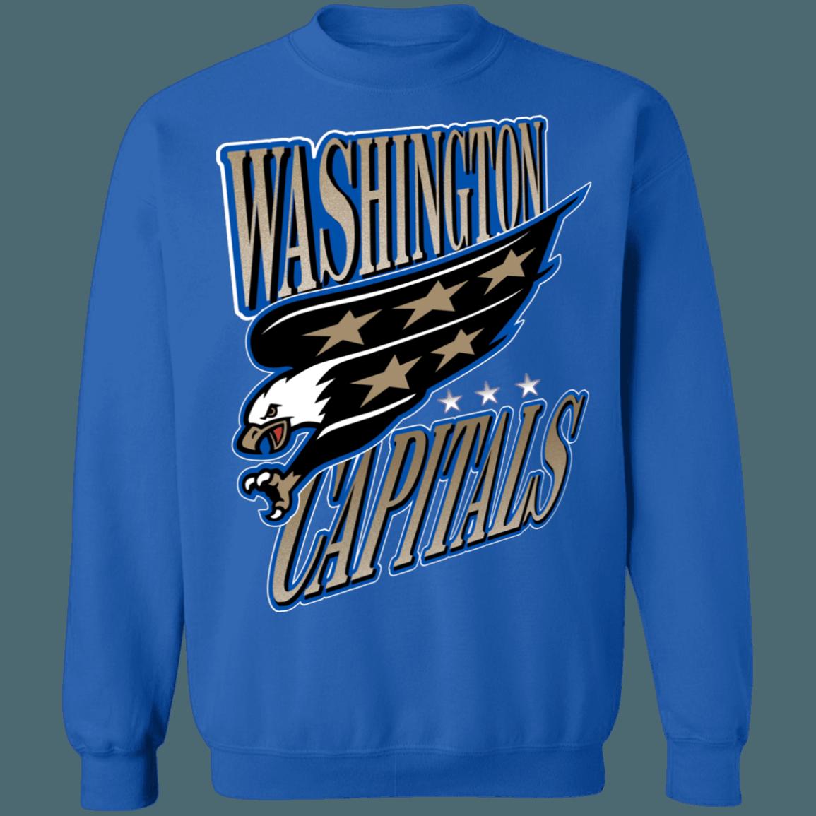 Washington Capitals EAGLE Retro NHL Sweatshirt Hoodie TShirt - Ideal For NHL Lovers - Image 3