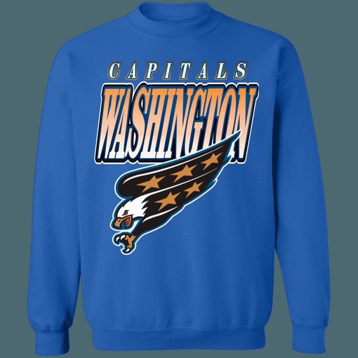 Washington Capitals EAGLE Vintage NHL Sweatshirt Hoodie TShirt - Perfect Gift For Fans of NHL - Image 3