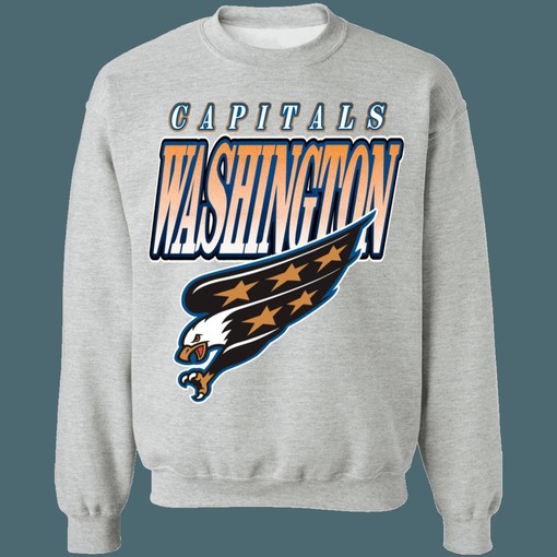 Washington Capitals EAGLE Vintage NHL Sweatshirt Hoodie TShirt - Perfect Gift For Fans of NHL - Image 4