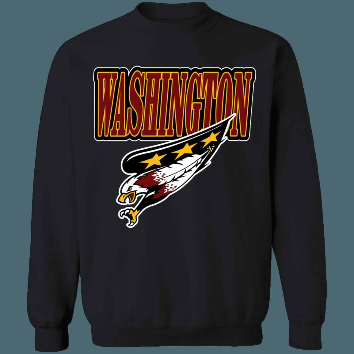 Washington Capitals RedSkins Vintage NHL NFL American Football Lover Sweatshirt Hoodie - Ideal For NFL and NHL Lovers