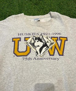 Washington Huskies 75th Anniversary Sweatshirt - Official College Apparel - State University Shirts