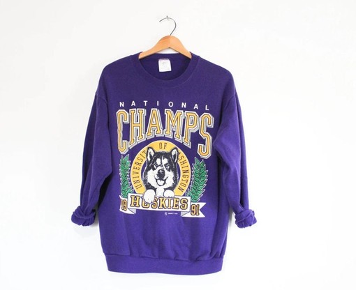 Washington Huskies Rose Bowl 1991 T-Shirt, University of Washington Huskies Sweatshirt for Men
