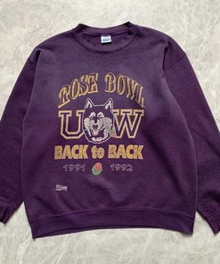 Washington Huskies Rose Bowl Back To Back 1991 1992 Apparel For Ncaa Fans - For Fans Who Love NCAA