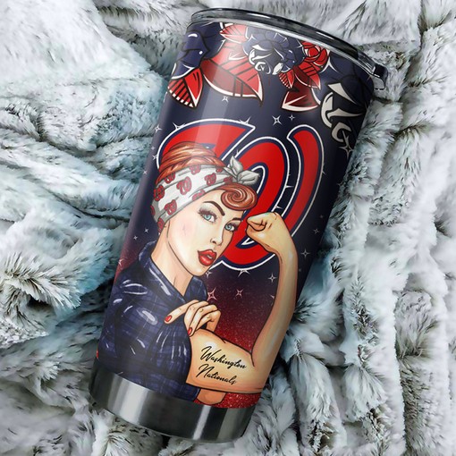 Washington Nationals MLB Tumbler for Personalized and Strong Best Moms with Iconic Logo - Image 2