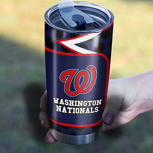 Washington Nationals MLB Tumbler with Custom MLB Logo for Devoted Fans - Image 2