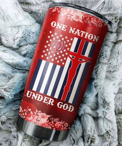 Washington Nationals One Nation Under God Edition MLB Tumbler - Personalized Design