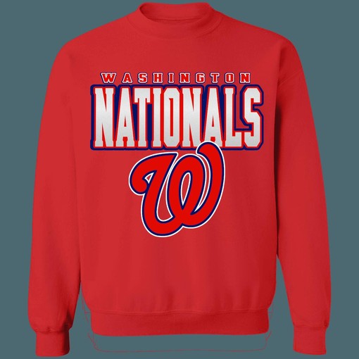 Washington Nationals Retro MLB Crewneck Sweatshirt Hoodie Shirt - Ideal For Fans of MLB - Image 2