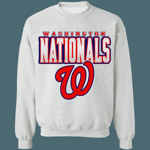 Washington Nationals Retro MLB Crewneck Sweatshirt Hoodie Shirt - Ideal For Fans of MLB - Image 3