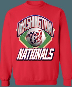 Washington Nationals Vintage MLB Crewneck Sweatshirt Hoodie Shirt - Perfect Gift For MLB Fans