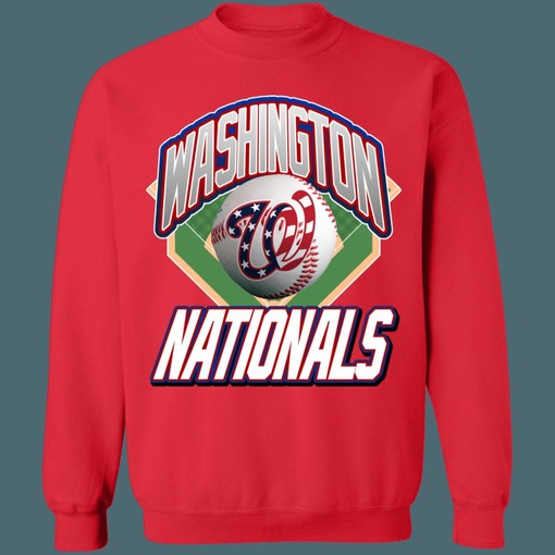 Washington Nationals Vintage MLB Crewneck Sweatshirt Hoodie Shirt - Perfect Gift For MLB Fans