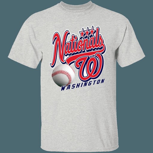 Washington Nationals Vintage MLB T-Shirt Sweatshirt Hoodie Gifts for Baseball Fans - Must Buy For Baseball Fans - Image 3