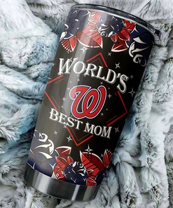 Washington Nationals World's Best Mom Edition MLB Tumbler - Personalized Design