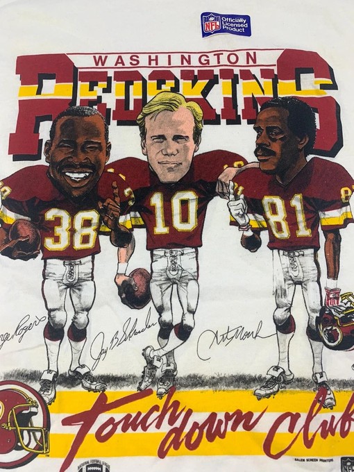 Washington Redskins 80s Vintage Style Football Sweatshirt T-shirt - Ideal Gift for NFL Fans - Image 2