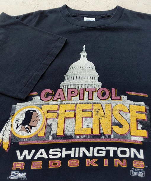 Washington Redskins Capitol Offense Vintage Style Sweatshirt T-shirt - Ideal Gift for Fans - NCAA Shirt Kids - Image 2
