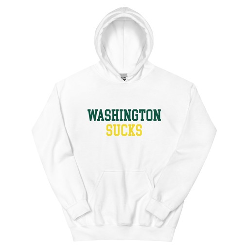 Washington Sucks Oregon Rivalry Hoodie Sweatshirt Sport Shirt for Fans