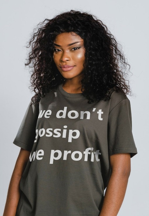 We Don't Gossip We Profit Shirt, Humorous Saying T-Shirt, Sarcastic Quotes Shirt, Movie Fans Gifts
