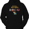 We Will Rock U Kansas Jayhawks Hoodie - NCAA College Shirts for Men and Women