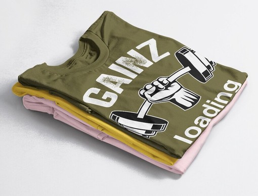 Weightlifting Gainz Loading Please Wait Unisex Tee, Weightlifting Gift and Fan Shirt - Image 4