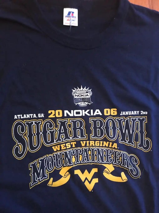 West Virginia Wvu Football 2006 Sugar Bowl American Sweatshirt Gifts For NCAA Fans - Image 2