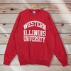 Western Illinois University Vintage Style Spell Out Crew Neck Sweatshirt Pullover - 90s Champion
