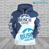 White And Blue All Over Print 3D Hoodie for Men - Gift for Beer Lovers