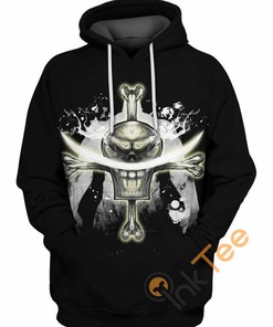 Whitebeard 3D Hoodie with All Over Print Design