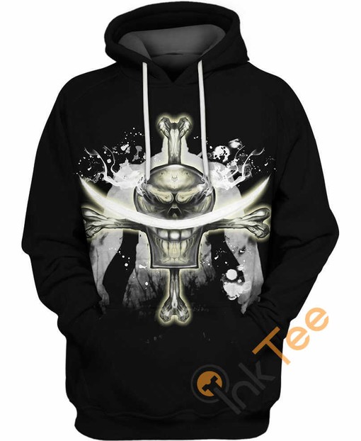 Whitebeard 3D Hoodie with All Over Print Design