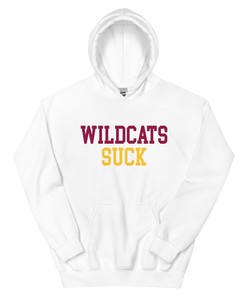 Wildcats Suck Arizona State Rivalry Hoodie Sweatshirt - Classic Shirt for Rivalry Lovers