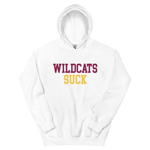 Wildcats Suck Arizona State Rivalry Hoodie Sweatshirt - Classic Shirt for Rivalry Lovers