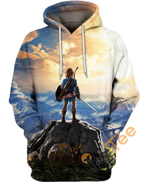 Wilderness Scenic Hoodie in 3D with All Over Print of Beautiful Nature Scenery