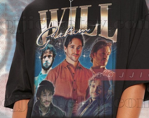 Will Graham Homage Tee, Thomas Harris Protagonist Shirt, Fictional Tee - Image 2