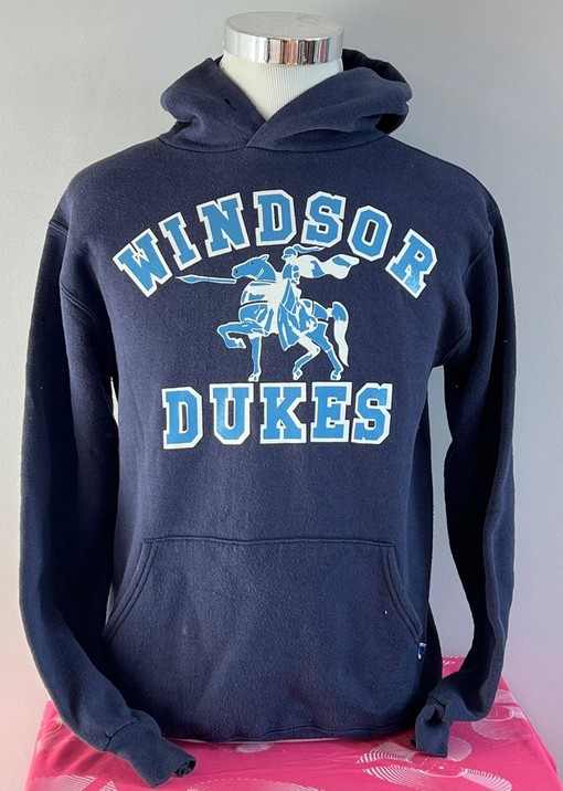 Windsor Dukes Sports 80s Vintage Blue Russell Athletic Hoodie Sweatshirt, Unisex Sweatshirt Hoodie Shirt, Sport Shirts