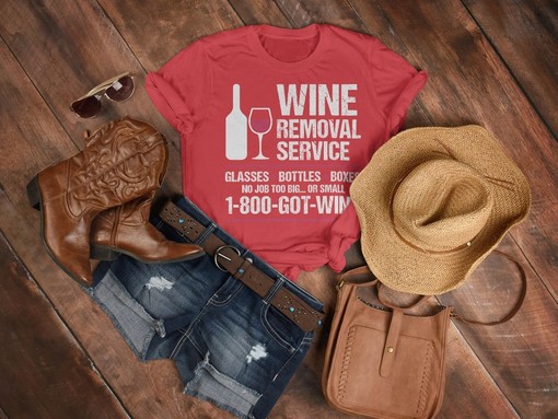Wine Removal Service Unisex Shirt, 1-800-GOT-WINE Shirt, Funny Wine Shirt, Wine Shirts for Men and Women - Image 3