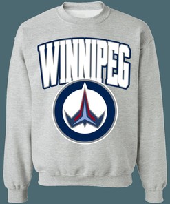 Winnipeg Jets Atlanta Thrashers Vintage NHL Mash-Up Unisex Sweatshirt Hoodie Shirt - Retro Style