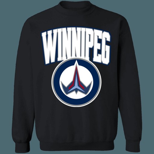Winnipeg Jets Atlanta Thrashers Vintage NHL Mash-Up Unisex Sweatshirt Hoodie Shirt - Retro Style - Image 4