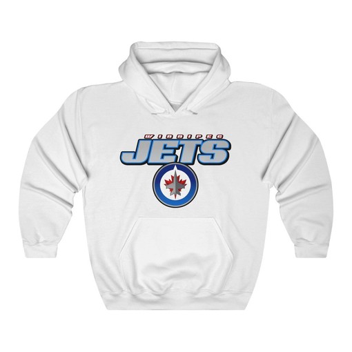 Winnipeg Jets Heavyweight 90's NHL Hoodie Sweatshirt Sport Shirt for NHL Fans - Image 2