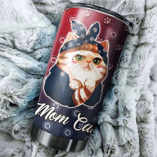 Winnipeg Jets NHL Tumbler for Cat Moms - Personalized Drinkware for Sports Enthusiasts