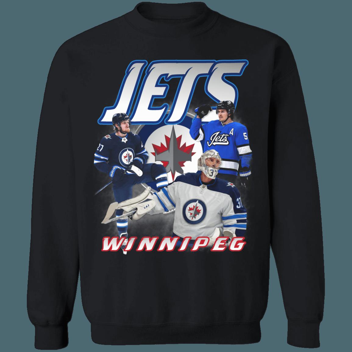 Winnipeg Jets Player Mash Vintage NHL Sweatshirt Hoodie T-Shirt For Hockey Fans
