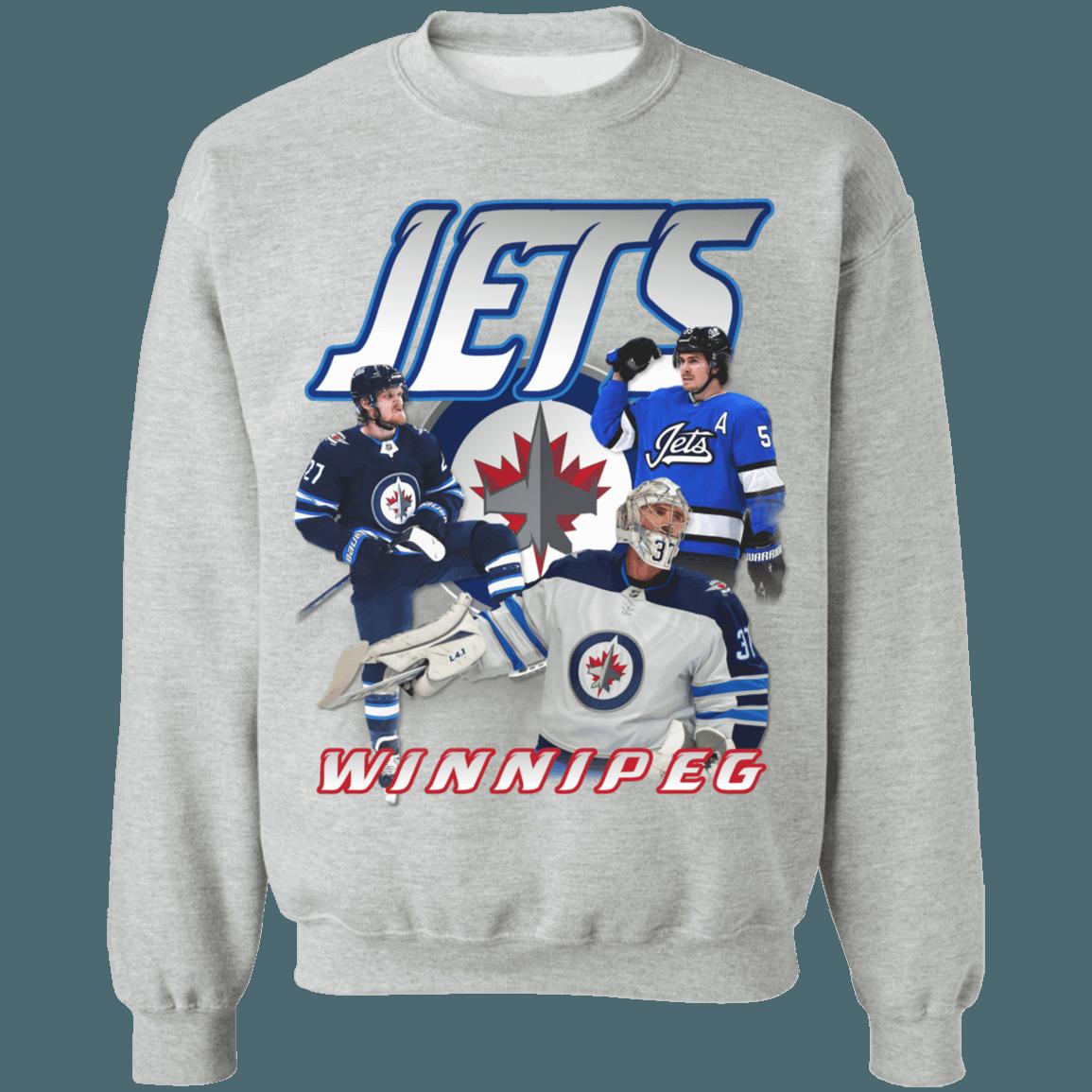 Winnipeg Jets Player Mash Vintage NHL Sweatshirt Hoodie T-Shirt For Hockey Fans - Image 2