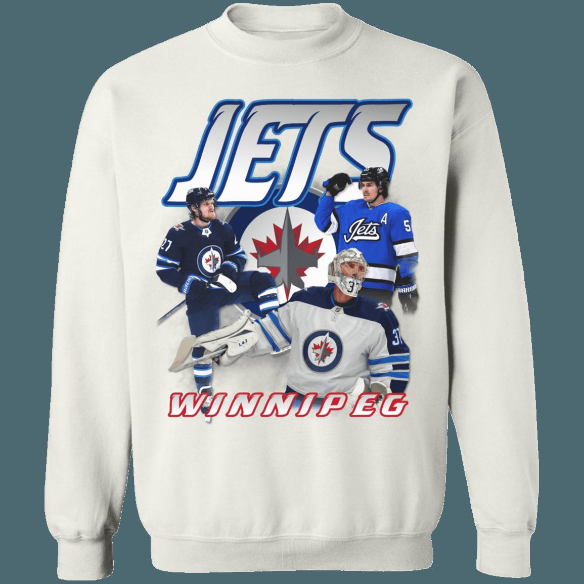 Winnipeg Jets Player Mash Vintage NHL Sweatshirt Hoodie T-Shirt For Hockey Fans - Image 4