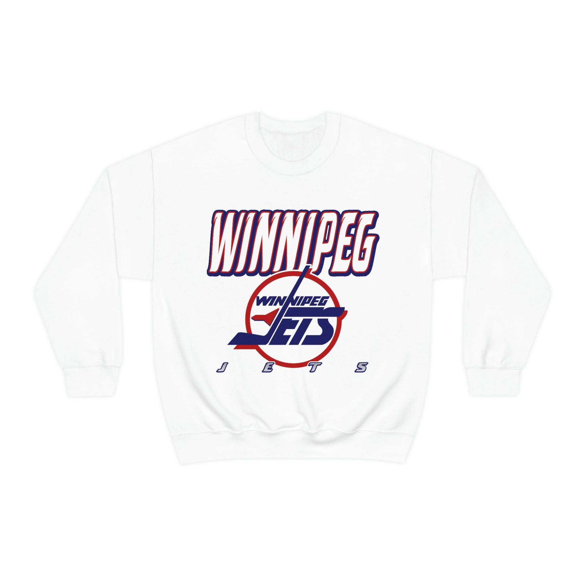 Winnipeg Jets Vintage 1980's NHL Sweatshirt Hoodie T-Shirt For Hockey Fans