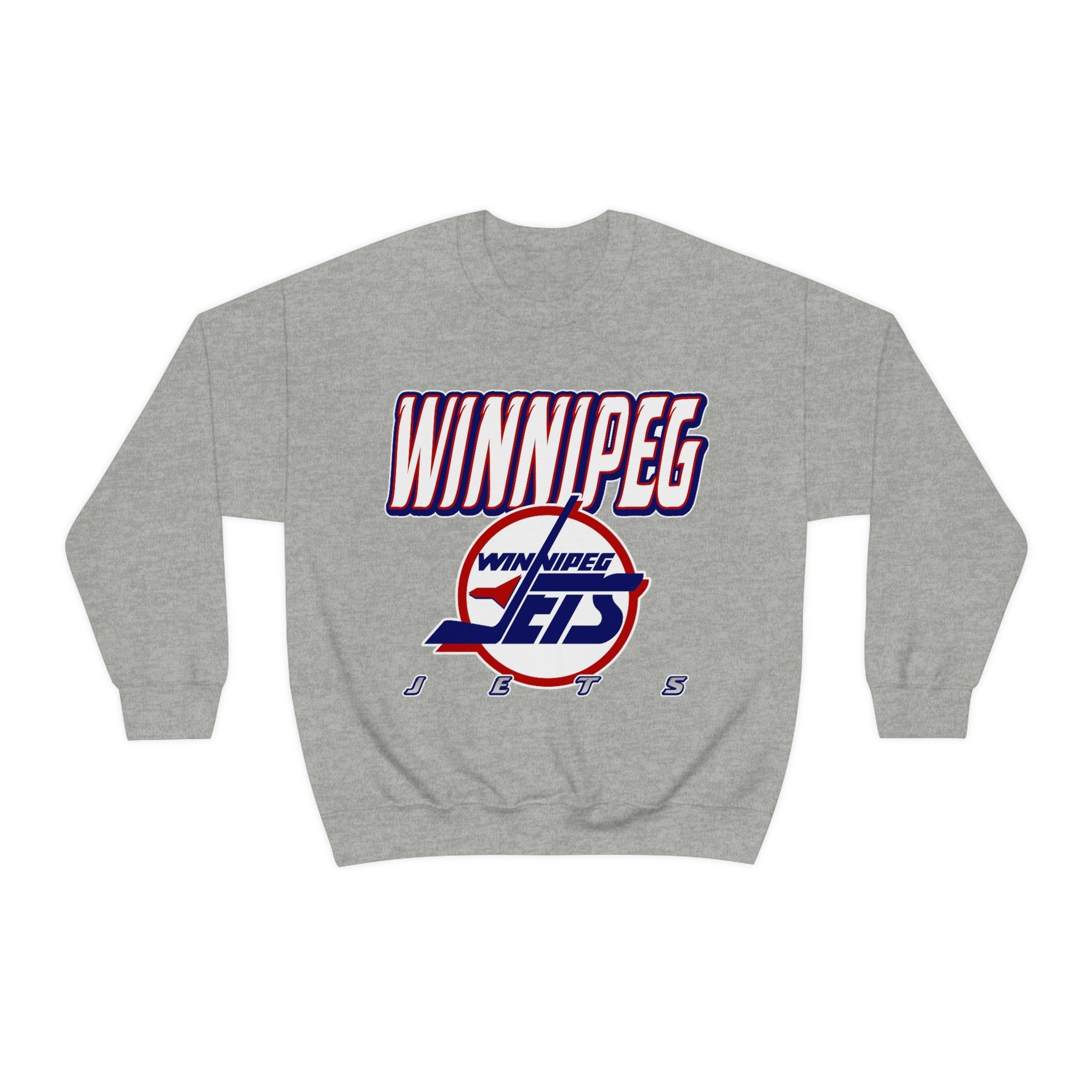 Winnipeg Jets Vintage 1980's NHL Sweatshirt Hoodie T-Shirt For Hockey Fans - Image 2
