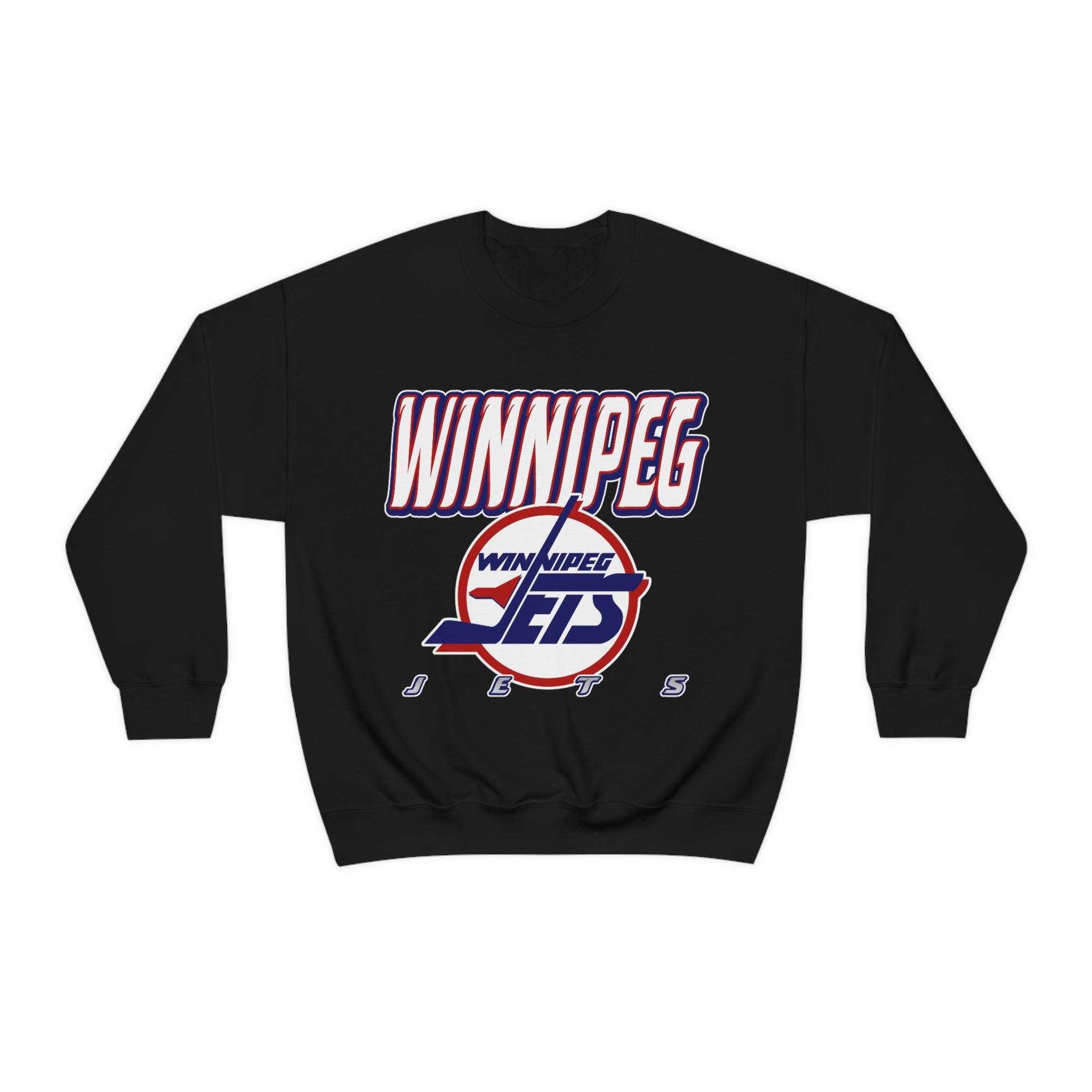 Winnipeg Jets Vintage 1980's NHL Sweatshirt Hoodie T-Shirt For Hockey Fans - Image 4