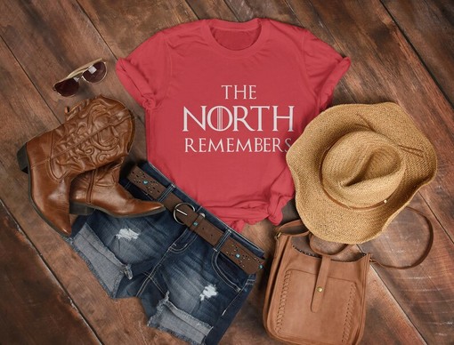 Winterfell Tee, North Remembers T-Shirt, Game of Thrones Tee, Movie Fans Gifts, Minimalist Movie Shirts - Image 3