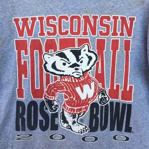 Wisconsin Badger Football Rose Bowl Sweatshirt, Wisconsin Travel Gift, University Student Gift with ncaa shirts for men - Image 2